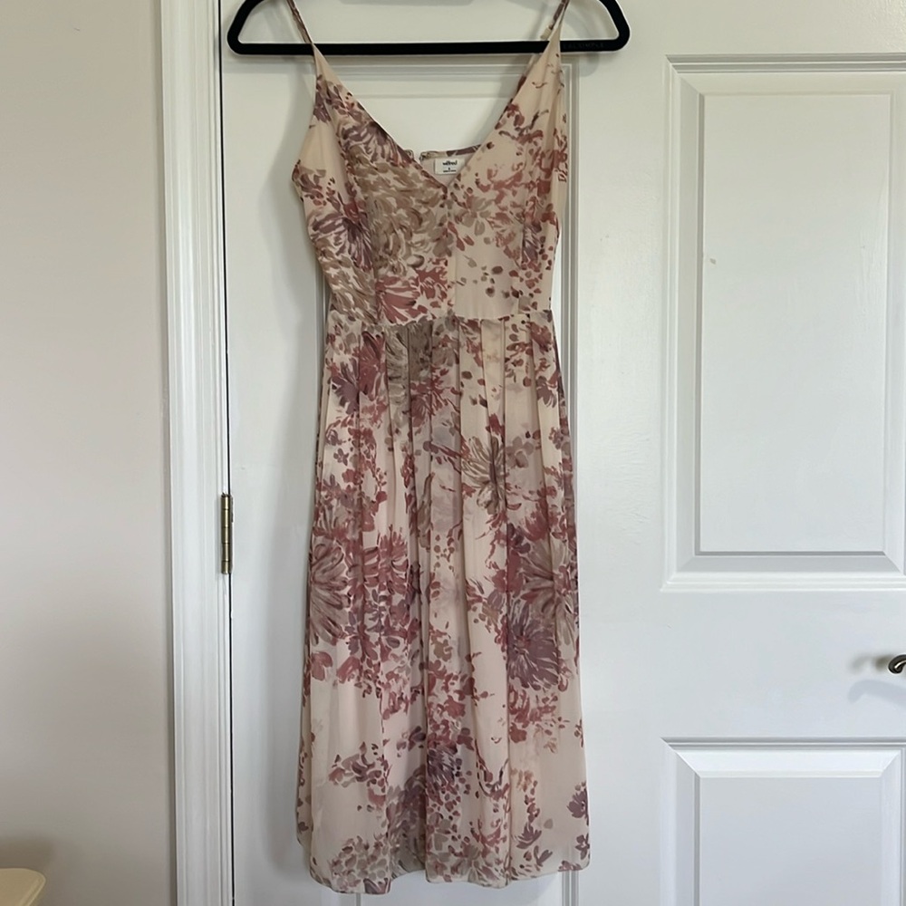 Gorgeous floral pink aritzia Wilfred dress